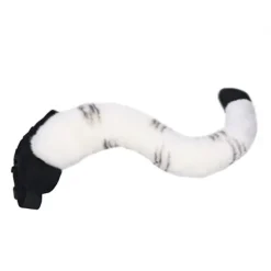 Simulerings Tiger Hale PP Bomuld Søde Dyr Hale Legetøj Fødselsdagsgave Cosplay Halloween Fest Kostume