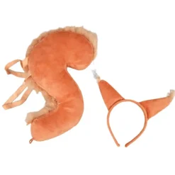 Sinknap 1 Sæt Egern Pandebånd Hale Sød Sjov Hovedbeklædning Lang Hale Performance Rekvisitter Cross-dressing Tilbehør Hårsløjfe Halloween Kostume Cosplay Orange Sets | Fyndiq