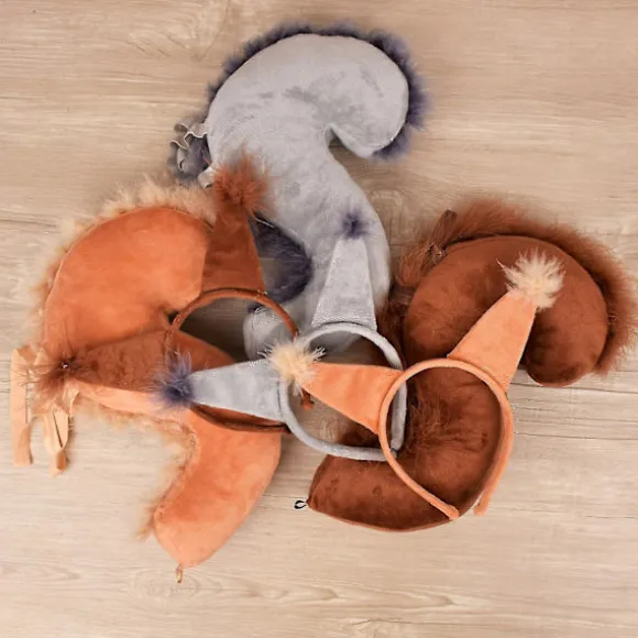 Sinknap 1 Sæt Egern Pandebånd Hale Sød Sjov Hovedbeklædning Lang Hale Performance Rekvisitter Cross-dressing Tilbehør Hårsløjfe Halloween Kostume Cosplay Orange Sets | Fyndiq