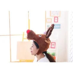 Sjov Hat Nyhed Hat Sød Plys Ananas Hat Hovedbeklædning Maskerade Hat Kostume Hat Nyhed Maskeradefest Hat Hue Hovedbeklædning Cosplay Kostume Brown