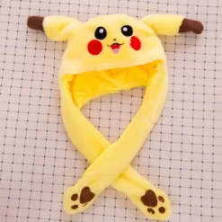Sjov Legetøjs Kaninhat PIKACHU Hat Klem Ører Luftpude Bevægelig Hat