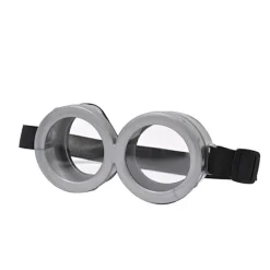Sjov Minion Cosplay Kostumebriller Festrekvisitter 3D Runde Briller Fødselsdagsfesttilbehør Dekoration