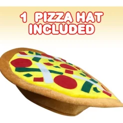 Sjov Pizza Hat, 1 stk., sjove Halloween kostume tilbehør, pizza