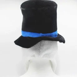 Sjov Snemand Hat Julefrokost Hat Sjov Julehat Julecylinder med Snemand Øreklap Navidad Rekvisitter Nytår Black