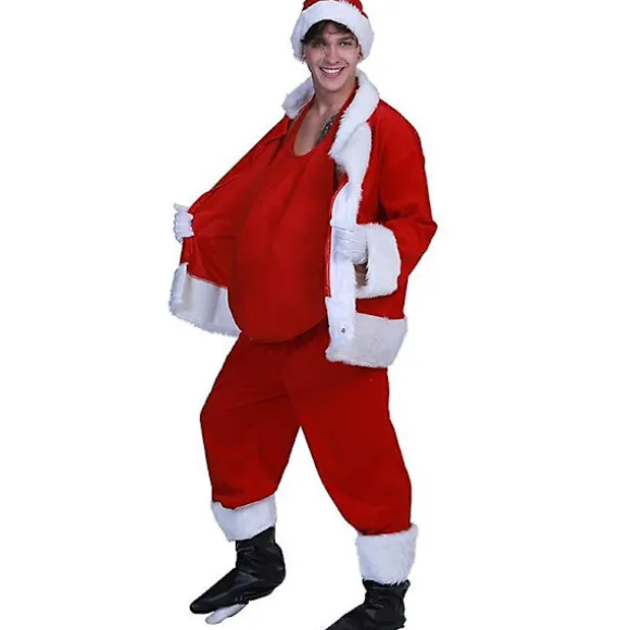 Sjov Unisex Julemandens Mave Juleteaterrekvisitter Tilbehør Klæd Dig Ud Cosplay Julefest St