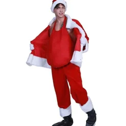 Sjov Unisex Julemandens Mave Juleteaterrekvisitter Tilbehør Klæd Dig Ud Cosplay Julefest St