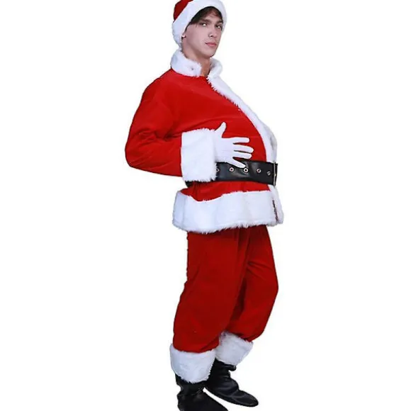Sjov Unisex Julemandens Mave Juleteaterrekvisitter Tilbehør Klæd Dig Ud Cosplay Julefest St