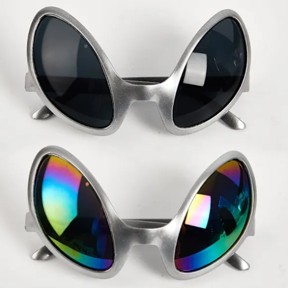 Sjove Aliens kostume briller Rainbow Lenses ET Solbriller Hallo Multicolor