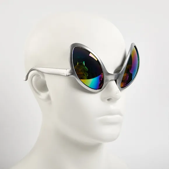 Sjove Aliens kostume briller Rainbow Lenses ET Solbriller Hallo Multicolor