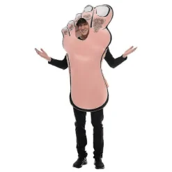 Sjove Foot Cosplay Jumpsuits Tunika Halloween Kostume Til Voksne Mænd Nyhed Karneval Party Fancy Dress