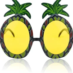 Sjove hawaiianske briller nyhed strandfestbriller maskerade fotorekvisitter velegnet til voksne og børn sommerfest