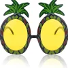 Sjove Hawaii-briller, nyhedsbriller til strandfest, maskerader, fotorekvisitter, velegnet til voksne og børn, sommerfest