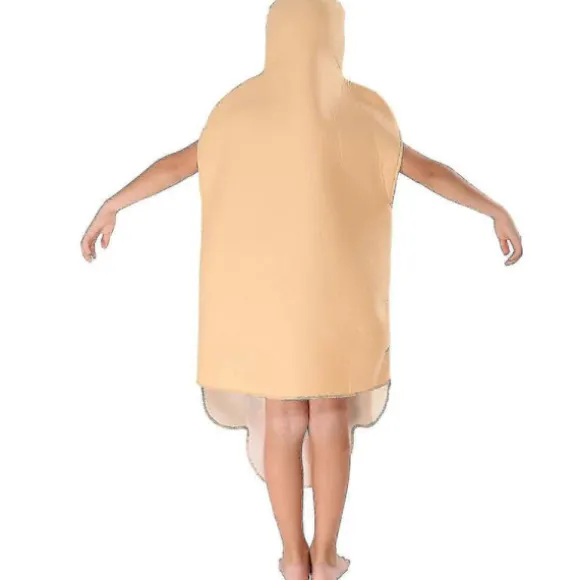 Sjovt 3D-printet mad pølse hotdog kostume til voksne og børn, familie Halloween mad kostume voksen Adult