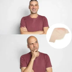 Skaldet Hætte, 1 Stykke Latex Voksen Skaldet Hætte, Skaldet Hætte Makeup, Latex Skaldet Paryk Hætte, Kostume Tilbehør