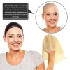 Skaldet hætte Latex Skaldet hætte til voksne Makeup Skaldet hoved paryk hætte kostume tilbehør