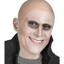 Skaldet latex paryk til karneval, halloween og JGA, hårløs paryk til kostume
