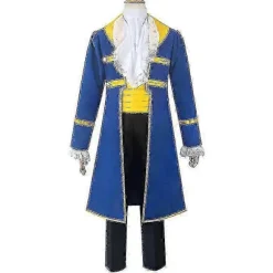 Skønheden og Udyret Prins Cosplay Scenekostume Performance Kostume Halloween Cos Kostume 3XL