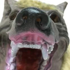 Skræk Djævel Bold Helhoved Halloween Maske Ulvehandsker Cosplay W,ta