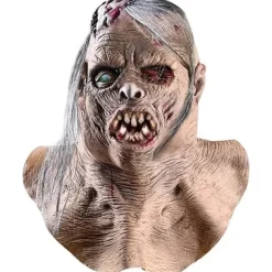 Skræk The Walking Dead Zombie Maske Skræmmende Halloween Kostume Rædsel Blodig Voksen Halloween Dekoration Rekvisitter-FF-[CO]