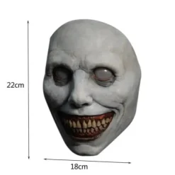 Skræmmende Halloween Dæmon Maske med Smil - Horror Ansigt Cosplay Prop til Fester[JUN]
