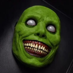 Skræmmende Halloween Dæmon Maske med Smil - Horror Ansigt Cosplay Prop til Fester[JUN]
