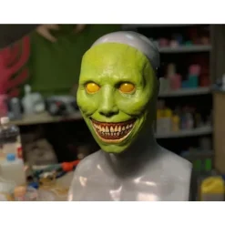 Skræmmende Halloween Maske til Voksne Skræmmende Halloween Maske Smilende Demo