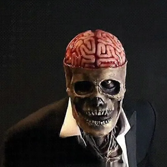 Skræmmende Kranium Maske, Latex Kranium Maske, Halloween Maske til Voksne Der Er Ekstremt Ængstelige Med Aftagelige Kæber, Rollespil