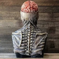 Skræmmende Kranium Maske, Latex Kranium Maske, Halloween Maske til Voksne Der Er Ekstremt Ængstelige Med Aftagelige Kæber, Rollespil