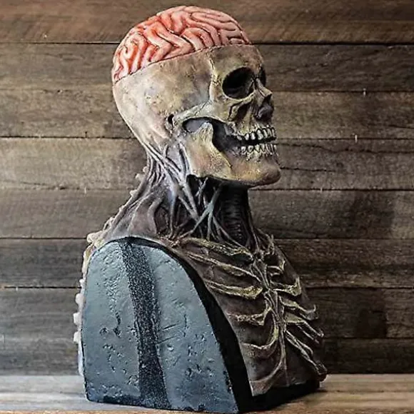 Skræmmende Kranium Maske, Latex Kranium Maske, Halloween Maske til Voksne Der Er Ekstremt Ængstelige Med Aftagelige Kæber, Rollespil
