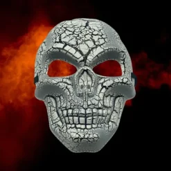 Skræmmende maske skelet halloween kranium kranium maskeret White one size