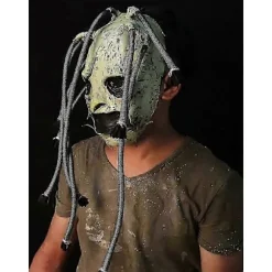 Slipknot Horror Latex Grimasse Træ Maske Realistiske Cosplay Rekvisitter til Halloween