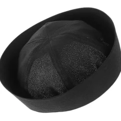 Sømandskostume Hat Kaptajn Hat Navy Yacht Båd Kasket Sort Polyester 1 stk Black 21.00X21.00X6.00CM