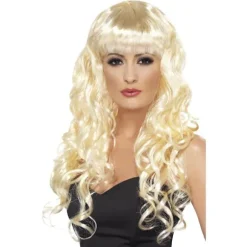 Smiffys Dame/Dame Sirene Paryk One Size Blond, CJY Blonde en-US