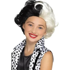 Smiffys Piger Ond Madame Paryk One Size Hvid/Sort Hvid/Sort White/Black One Size White/Black One Size