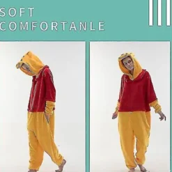 Snug Fit Unisex Voksen Onesie Pyjamas Dyr Enkeltdel Halloween Kostume Nattøj-r (13-14 år Mike wazowski)