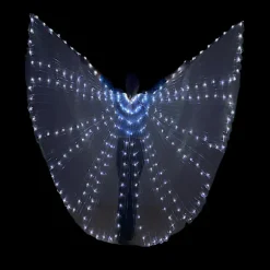 Sommerfugl LED Lys Fe-Vinger Farverige Festkostume