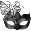 Sommerfugl Rhinestone Metal Venetiansk Kvinde Maske til Maskerade/Mardi Gras Fest/Sexet