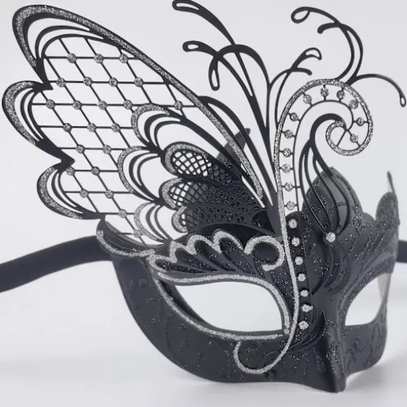 Sommerfugl Rhinestone Metal Venetiansk Kvinde Maske til Maskerade/Mardi Gras Fest/Sexet