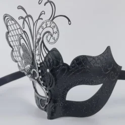 Sommerfugl Rhinestone Metal Venetiansk Kvinde Maske til Maskerade/Mardi Gras Fest/Sexet