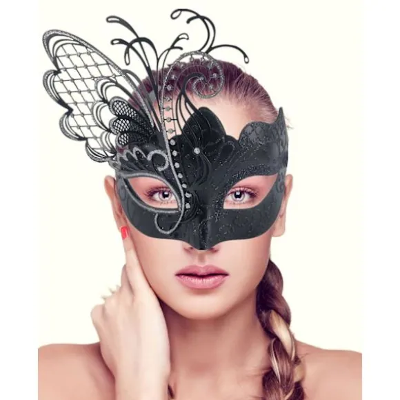 Sommerfugl Rhinestone Metal Venetiansk Kvinde Maske til Maskerade/Mardi Gras Fest/Sexet