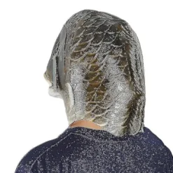 Sort Fisk Maske Latex Dyrehoved Maske Grå Fisk Kostume Hovedbeklædning Maskerade Fest Voksen (D)
