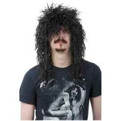 Sort Heavy Metal Paryk Rocker Maskerade Sort, CJY Black en-US