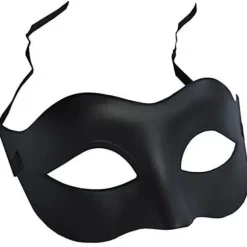 Sort mat klassisk venetiansk maske, maskerade, burlesque-bold
