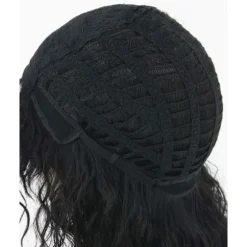 Sort top herre 80'er mullet paryk rocker punk popstjerne paryk sortCJY