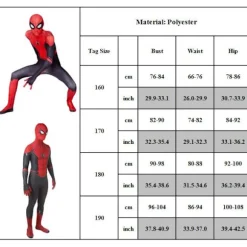 Spider Man Unisex Voksen Halloween Party Rollespil Jumpsuit Y 190cm