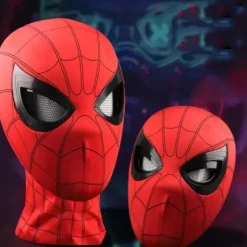 Spider-Man 1:1 Fjernbetjening Elastisk Maske med Bevægelige Øjne til Cosplay-FA-
