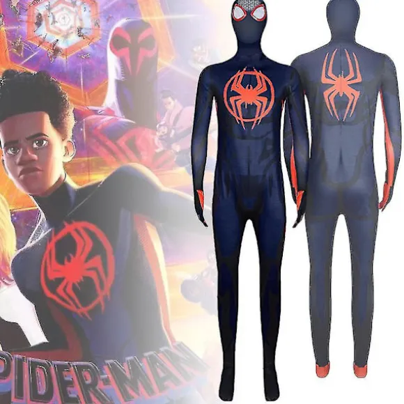 Spider-Man: Across The Spider-verse Kostume Til Voksne Morales Jumpsuit Fancy Up Pe 180