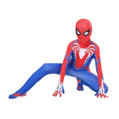 Spiderman Advanced Suit Cosplay Kostume Fest Jumpsuit Pasform 100CM-FY- 110CM
