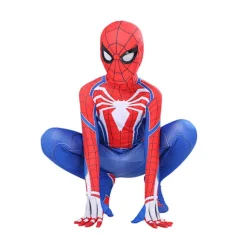 Spiderman Advanced Suit Cosplay Kostume Fest Jumpsuit Pasform 100CM-FY- 110CM