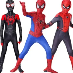 Spiderman Cosplay Superheltedragt Børn Voksen Bodysuit W The Amazing Spiderman 170 Adults (160-170cm)
